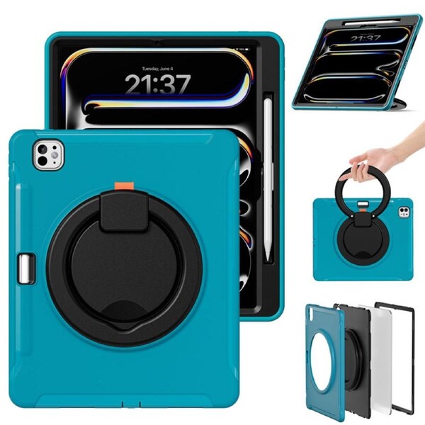 Catzon Protective iPad Case for iPad Pro 13 M4/M5 2024/2025-Blue