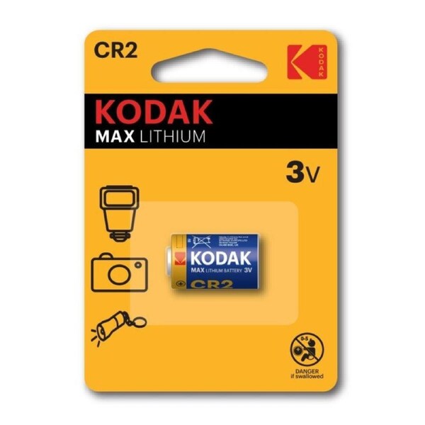 Kodak Max Lithium KCR2 3V Battery - Single Pack