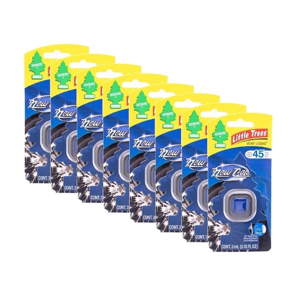 8PK Little Trees Car Air Freshener Vent Liquid 3ml New Scent