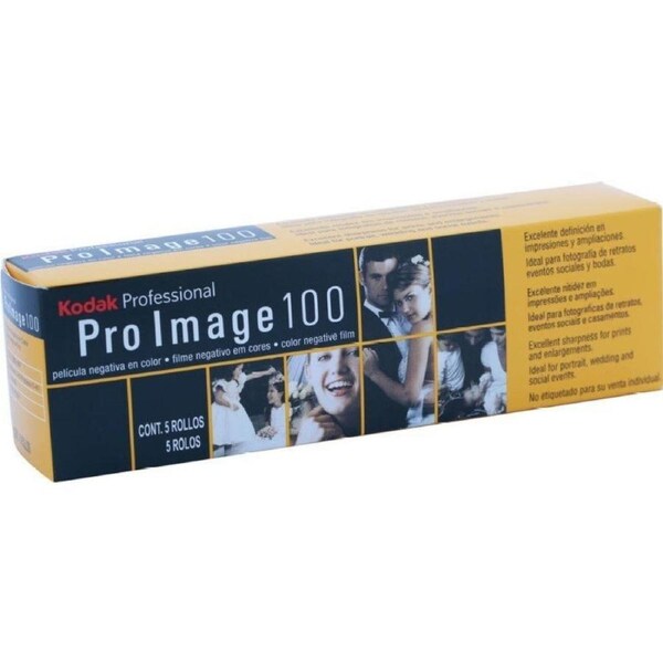 Kodak Film Pro Image 100 Color Negative Film (35mm, 36 Exposures, 5-Pack)