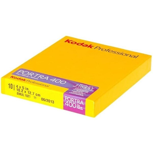 Kodak Film Portra 400 Color Negative Sheet Film (4x5, 10 Sheets)