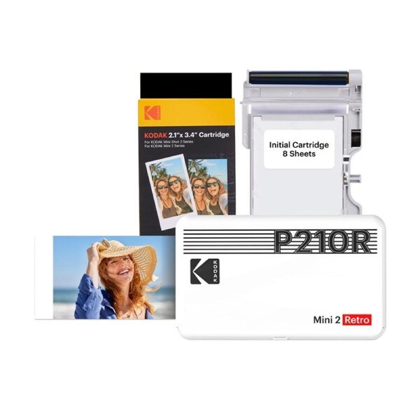 Kodak Instant Printer Mini 2 Retro Cartridge Bundle