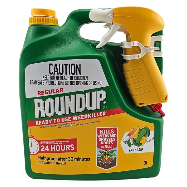 Roundup 3L Regular Ready to Use Herbicide Spray Pack