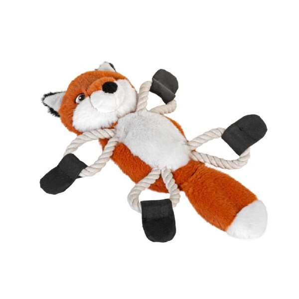 Wild Republic Petkins Dog Toy Fox 9"