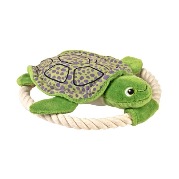 Wild Republic Petkins Dog Toy Turtle 9"