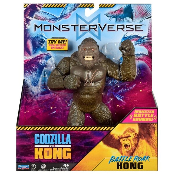 MonsterVerse Godzilla vs Kong Battle Roar Kong Deluxe Electronic 7 inch Figure