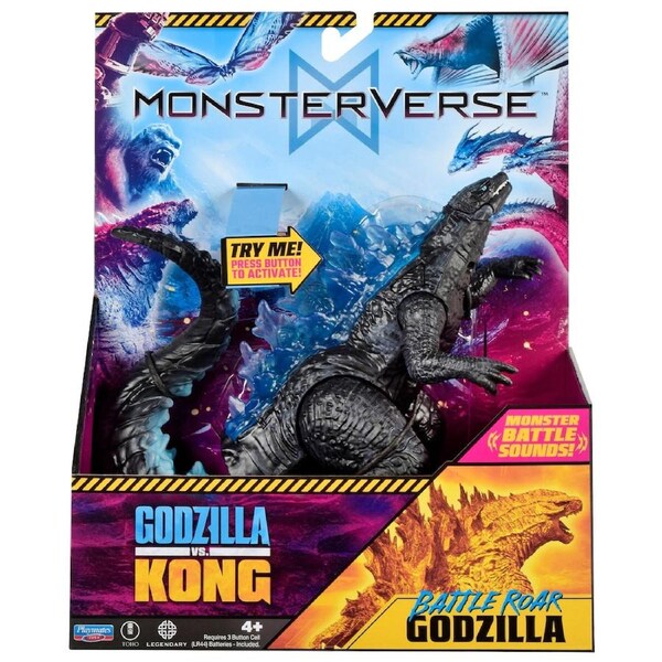 MonsterVerse Godzilla vs Kong Battle Roar Godzilla Deluxe Electronic 7 inch Figure
