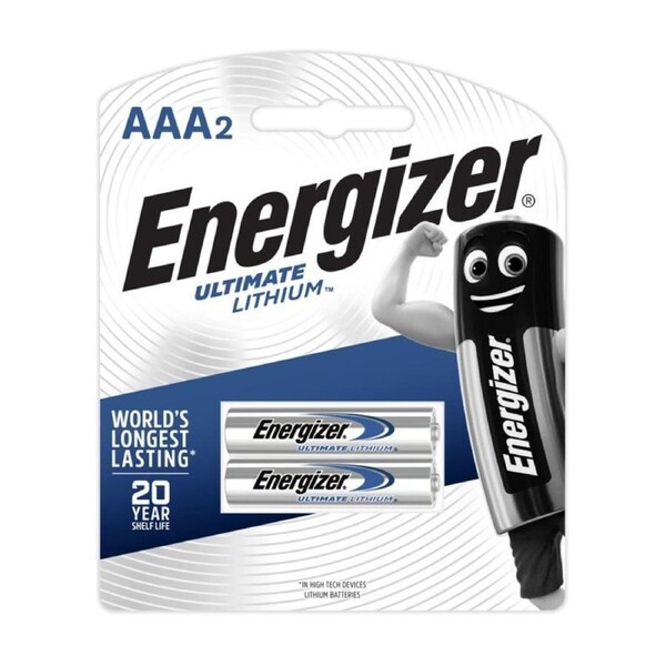 Energizer Batteries Ultra Lithium AAA [2 Pack]