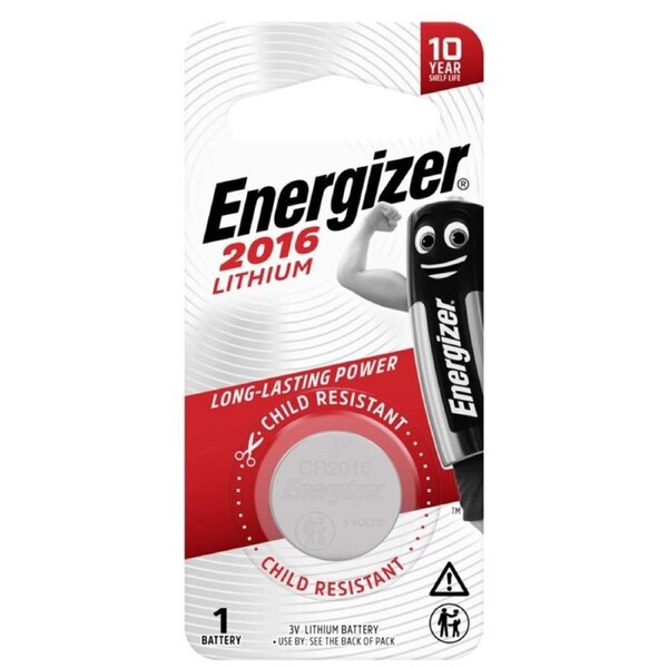 Energizer Batteries Lithium 2016 [1 Pack]