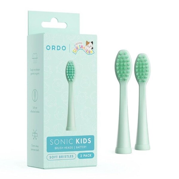 Ordo Sonic Kids Battery - Brush Heads - Squishmallows Joelle - 2 Pack