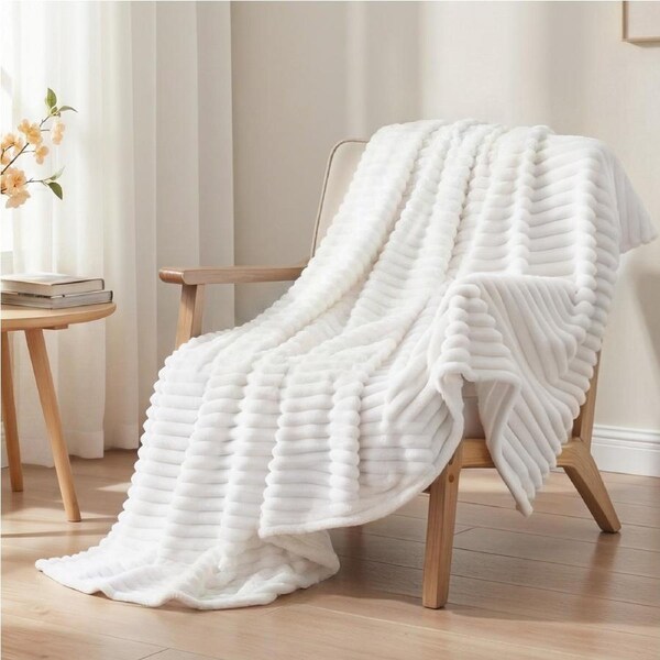 Giselle 127x152cm Throw Blanket Fleece Soft Lightweight Cozy Sofa Couch Bed Throw