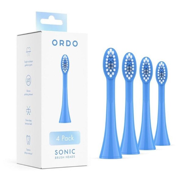 Ordo Sonic Brush Heads 4 Pack - Arctic Blue/Ocean