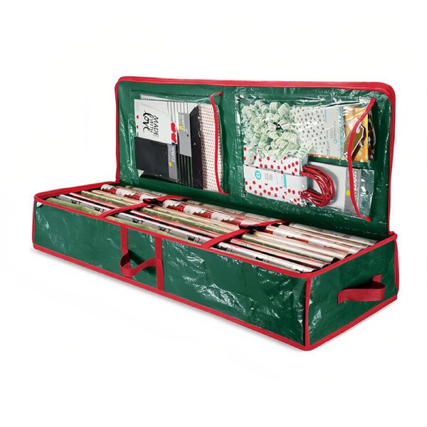 Catzon PVC Christmas Tree Storage Bag with Reinforced Handles-Green