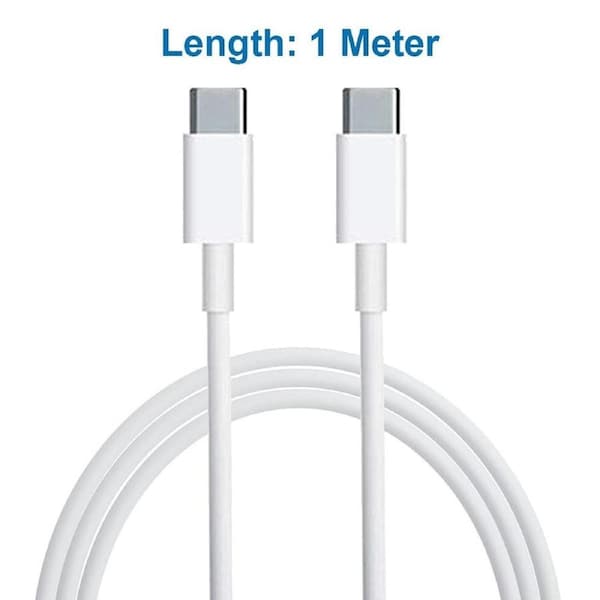 USB-C to USB-C Fast Charging Cable 1m, 60W Charging & Data Sync Cord for Phone, Tablet, Laptop, MacBook, Game Controller - VELORICA