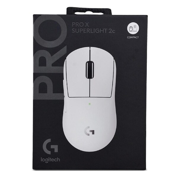 Logitech PRO X Superlight 2c Lightspeed Wireless Gaming Mouse - White (910-007540)