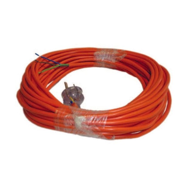 Cleanstar 15m Extention Cord Repair Lead 10 Amp 3 Core Orange