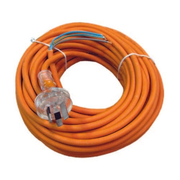 Cleanstar 15m Exstention Repair Lead 15 Amp 3 Core W/ 10 Plug Orange