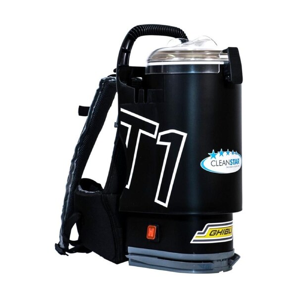 Ghibli T1V3 Backpack Lightweight 6L Vacuum Cleaner 1450W W/ Three Straps Black