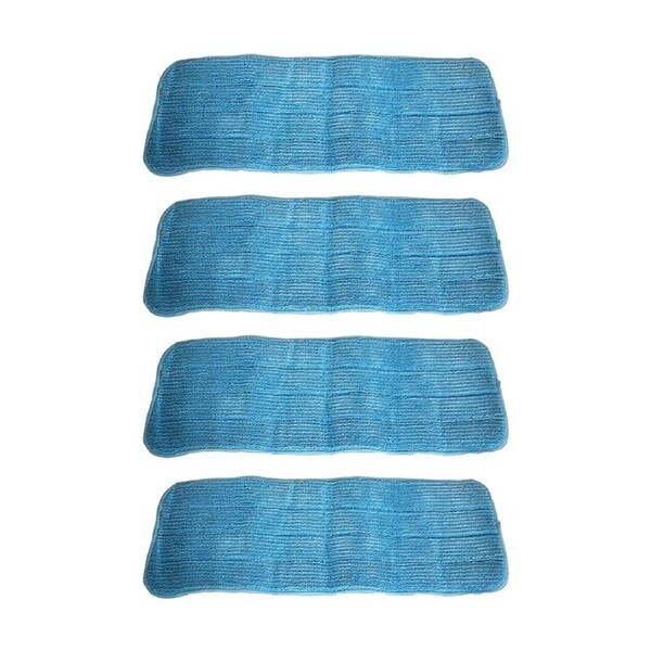 4PK Cleanstar Single Spray Mop Pad Replacement For SP-MOP 40x14cm Blue