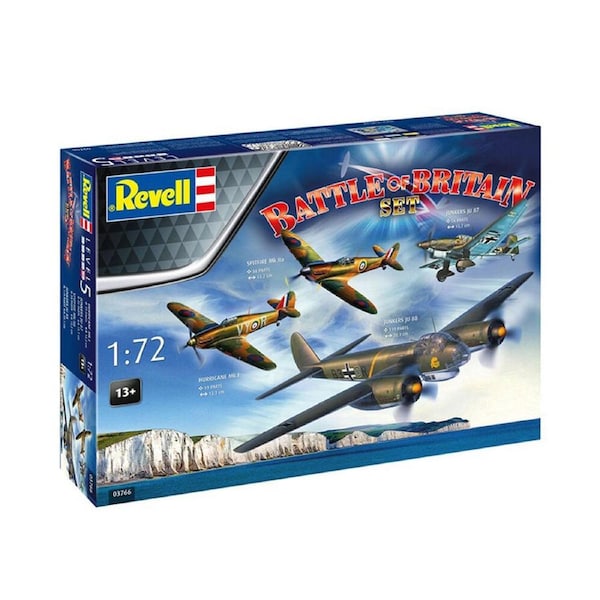 Revell 1:72 Scale Battle Of Britain 85th Anniversary Gift Set Model Kit