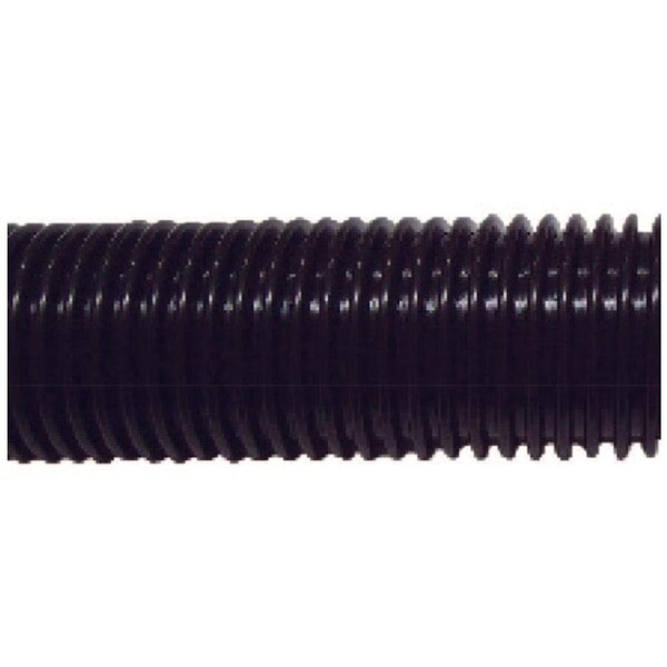 Cleanstar 20M Vacuum Hose Black Flexible Ribbed Roll For Cleaning 32mm Diameter