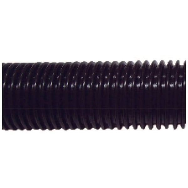 Cleanstar Vacuum Hose 20M Roll Black Flexible Plastic Corrugated 38mm Diameter