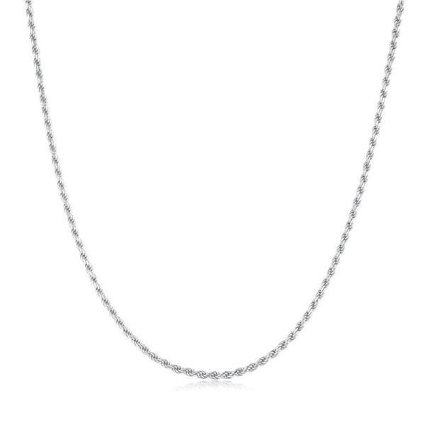 Ania Haie Silver Rope Twist Chain Necklace