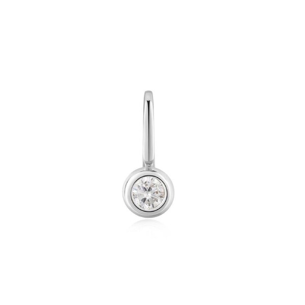 Ania Haie Silver Bezel Set Charm