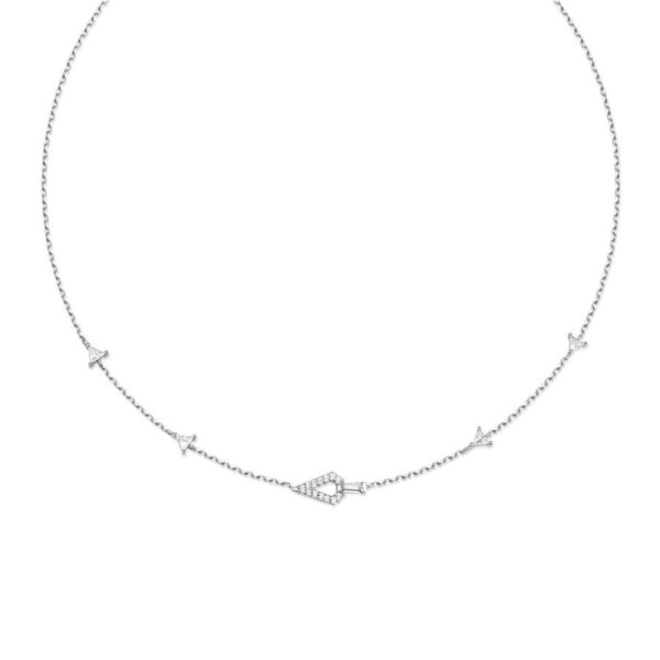 Ania Haie Silver Geometric Satellite Necklace