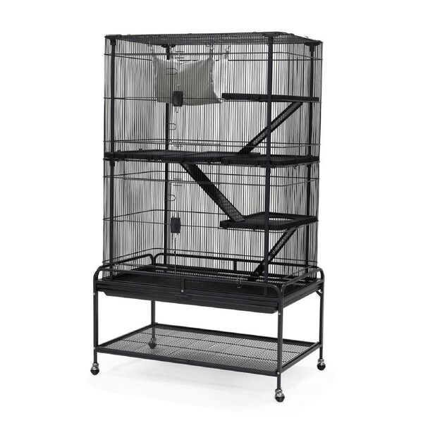 Flyline Four Levels Jumbo Play Cage for Cat Ferret Guinea Pig Chinchilla