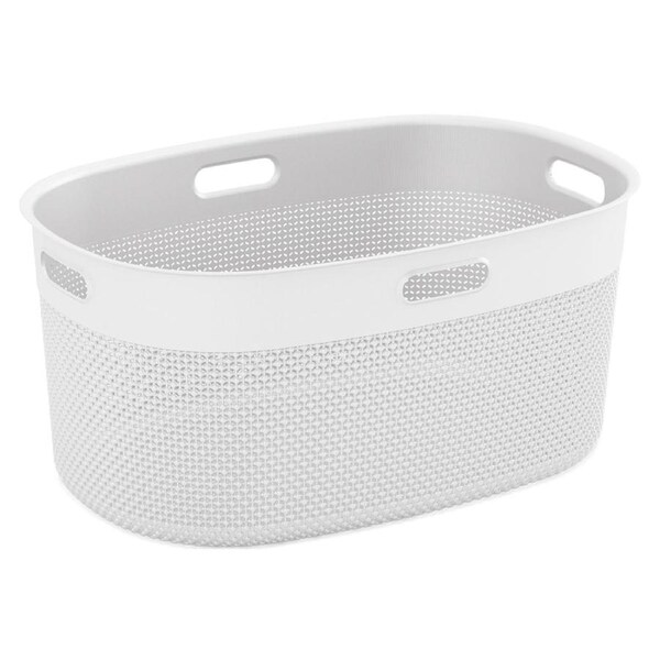 KIS Filo Laundry Basket (45L) - White