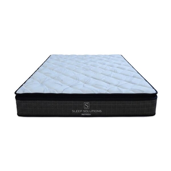 Refresh Queen Mattress Medium Bamboo Cover Pillow Top Pocket Spring