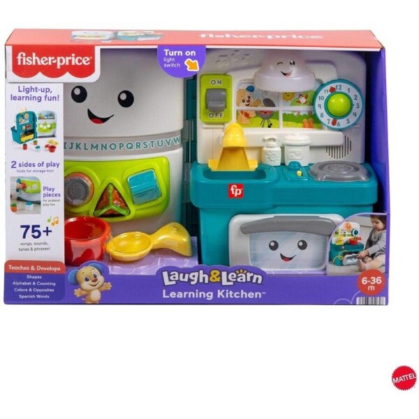 Fisher-Price Laugh and Learn Learning Kitchen Toddler Playset