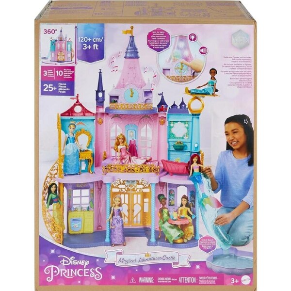 Mattel Disney Princess Magical Adventures Castle Playset HLW29