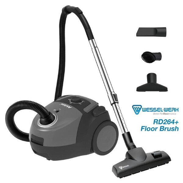 Akitas C5 2000W Bagged Vacuum Cleaner For Carpet & Hard Floor with Wessel-Werk Head