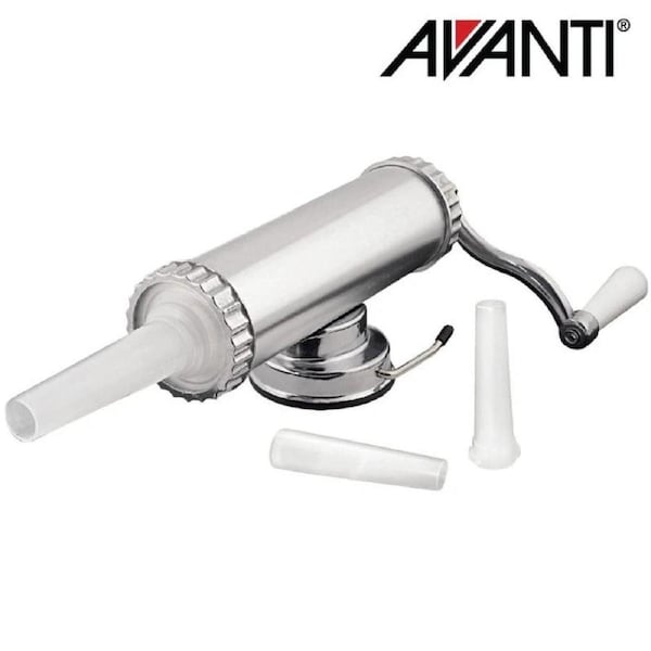 Avanti Aluminium Sausage Maker - Sausage Meat Roll Filler Filling Nozzles Meat Stuffer Machine
