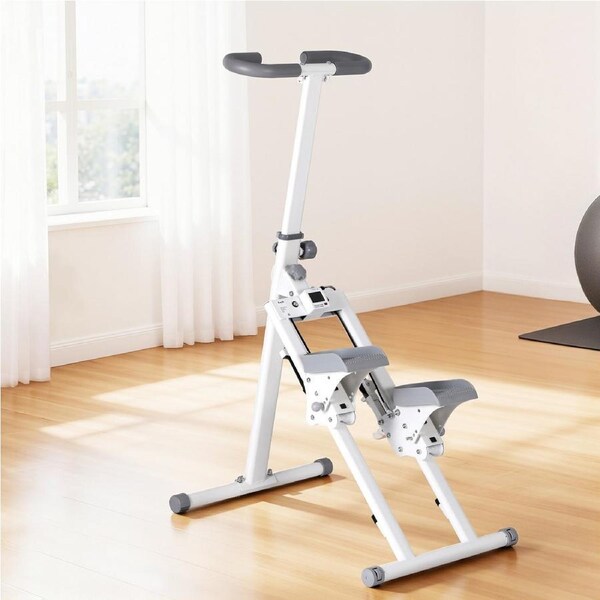 Everfit Step Machine Stair Climber for Home Gym Exercise Foldable LED Display Adjustable Handlebar