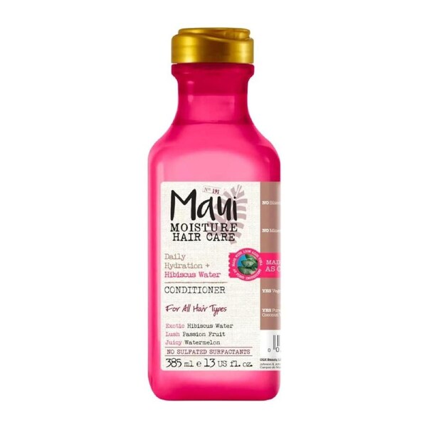 MAUI Moisture Daily Hydration Conditioner Hibiscus Water 385mL – All Hair Types