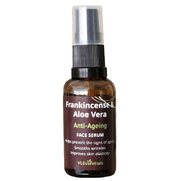 VLESSENTIALS Frankincense & Aloe Vera Anti-Ageing Face Serum - Firming, Hydrating - 30ml