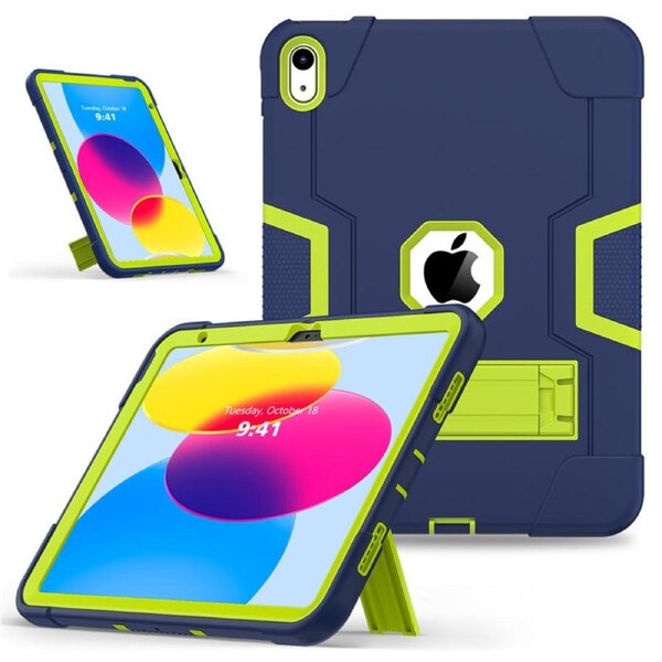 Catzon Tablet Case for iPad A16 11th / iPad 10th 10.9 Shockproof Case-NavyBlueGreen