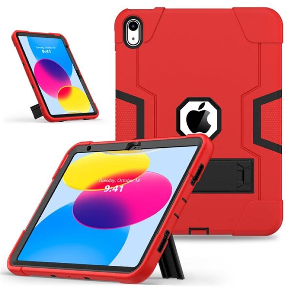 Catzon Tablet Case for iPad A16 11th / iPad 10th 10.9 Shockproof Case-RedBlack