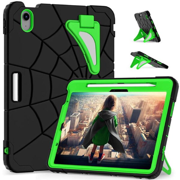 Catzon Tablet Case SpiderMan for iPad Air 11Inch M2 / M3 Shockproof Case-BlackGreen