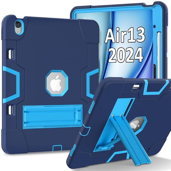 Catzon Tablet Case for iPad Air 13Inch M2 / M3 Shockproof Case-NavyBlue