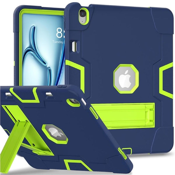 Catzon Tablet Case for iPad Air 13Inch M2 / M3 Shockproof Case-NavyBlueGreen