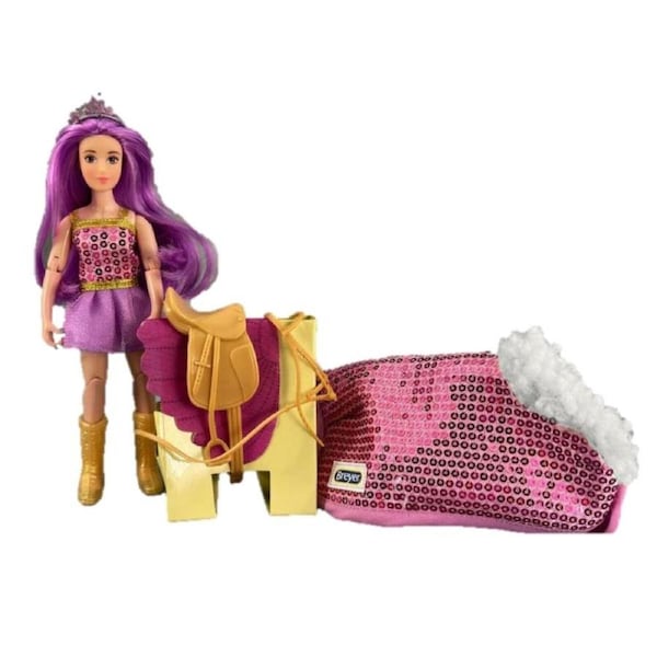 Breyer Horses Lyra Fantasy Rider with Tack Freedom 1:12 Scale 10659