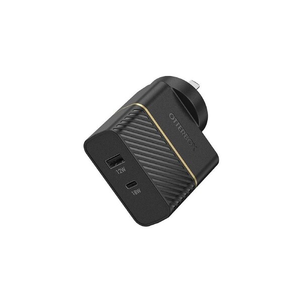 OtterBox 30W Dual Port USB-A + USB-C Wall Charger
