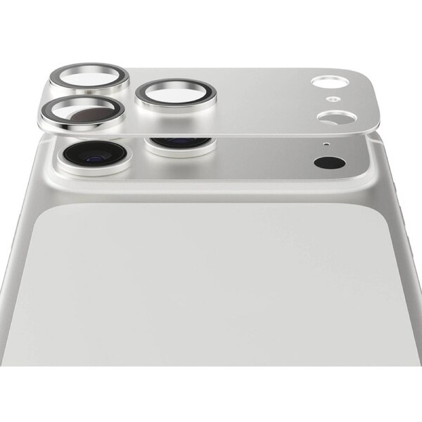 PanzerGlass Fender Camera Lens Protector for iPhone 17 Pro Max - Silver
