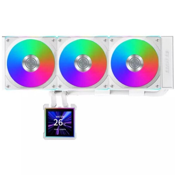 Lian Li Hydroshift II 360 CL Wireless RGB Liquid CPU Cooler - White (GHS2LCDS36CW)