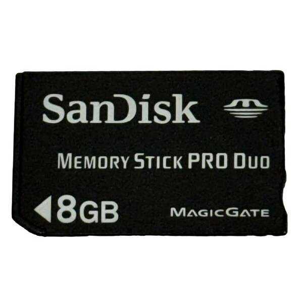 Sandisk 8GB Sony PSP Memory Stick Pro Duo Memory Card Camera Memory Genuine (Preowned)