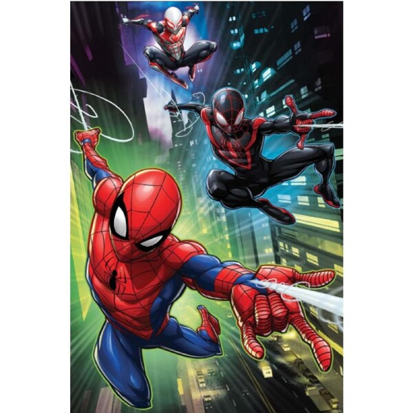Prime 3D Lenticular Marvel Spiderman 200 Piece Jigsaw Puzzle 46x31cm